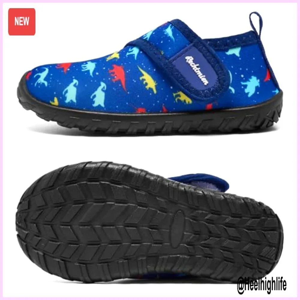 Toddler Water Shoes Quick Dry Non-Slip Lightweight Barefoot Beach Aqua